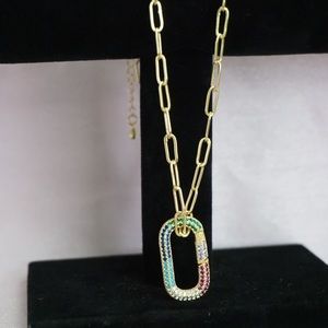 Gold Colorful Necklace